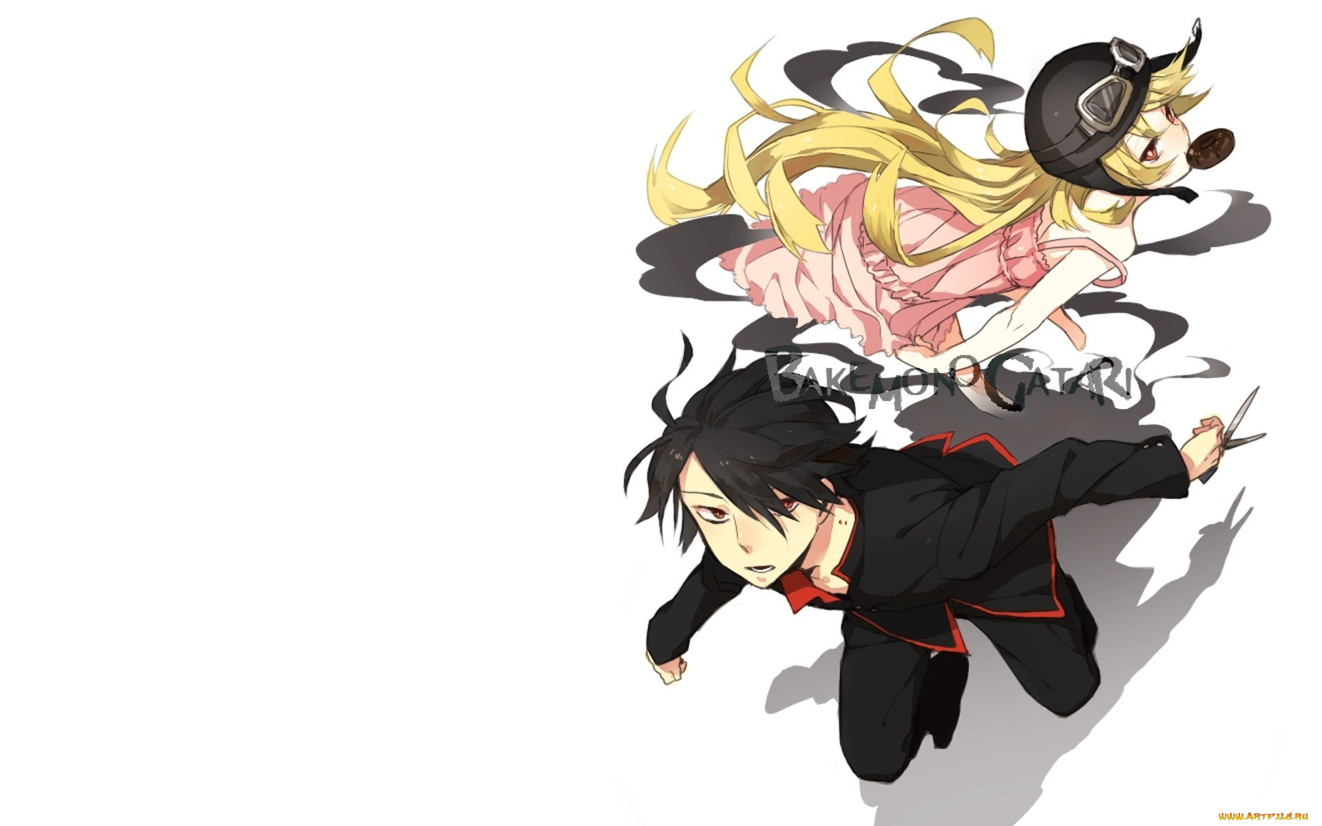 , bakemonogatari, araragi, koyomi, oshino, shinobu, , , , 